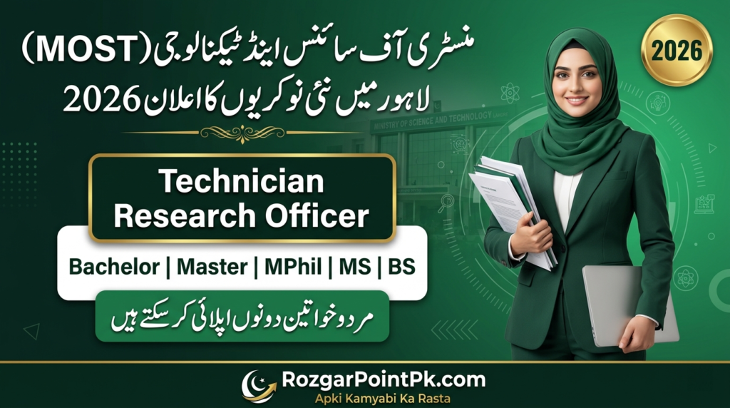 Pakistan Council of Scientific and Industrial Research PCSIR Jobs 2026