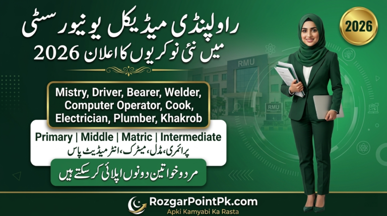 Rawalpindi Medical University Jobs 2026 – Apply for 24 Work-Charge Vacancies