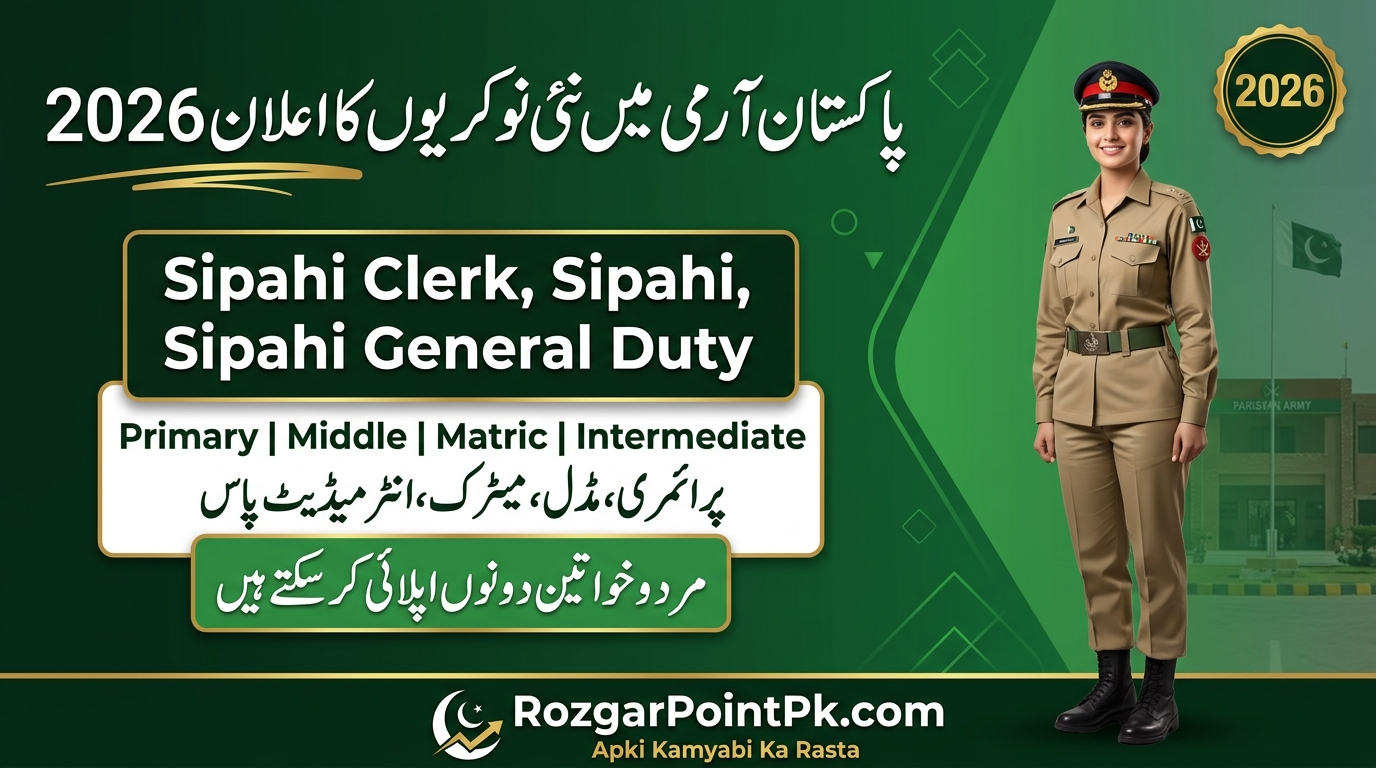 Pakistan Army DSF Jobs 2026 β Soldier & Clerk Recruitment Schedule