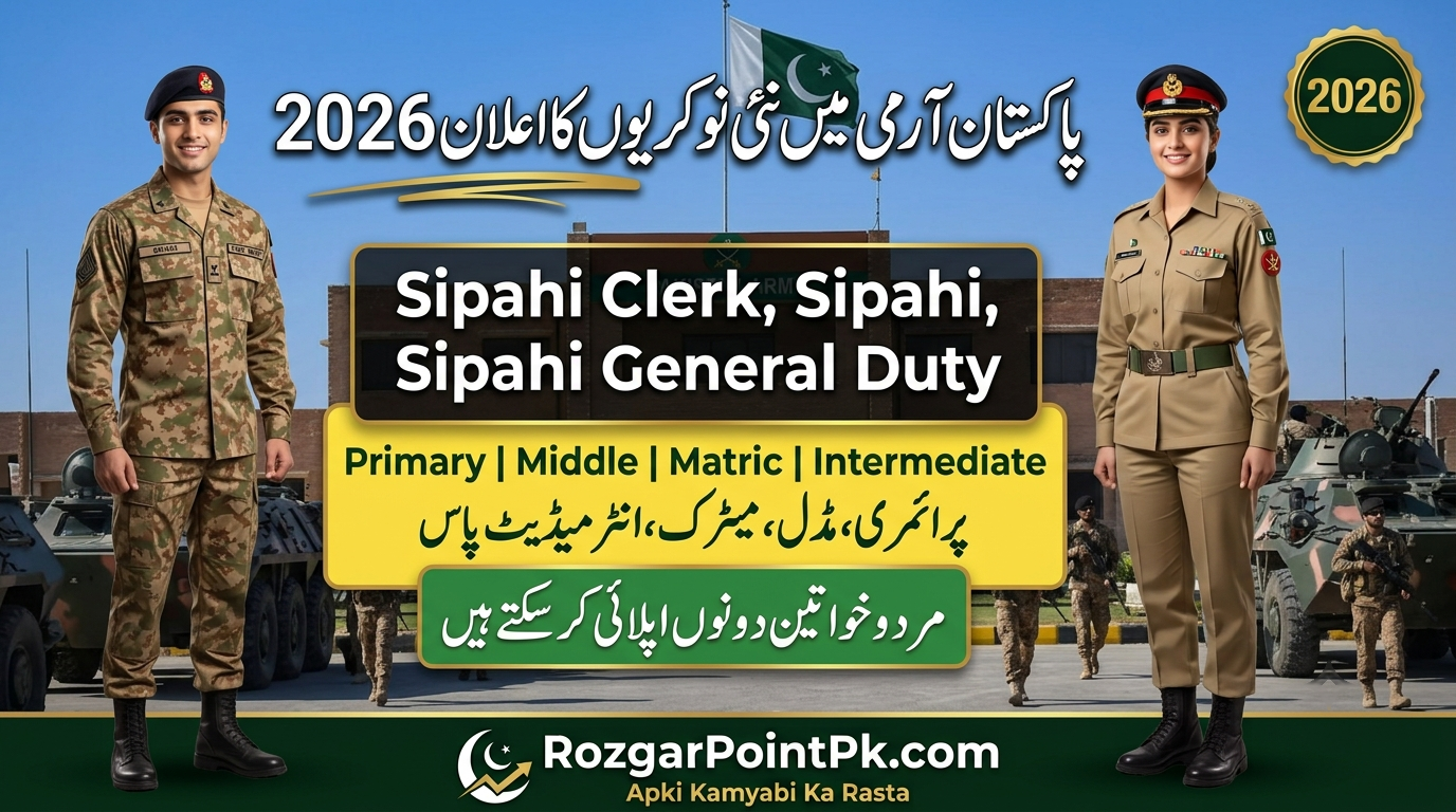 Pakistan Army DSF Jobs 2026 β Soldier & Clerk Recruitment Schedule