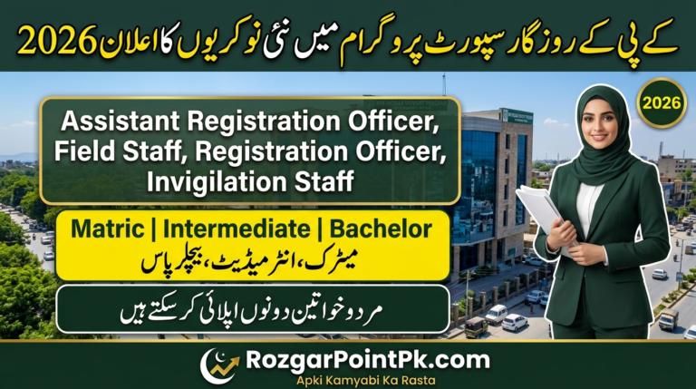 KPK Rozgar Support Program Jobs 2026