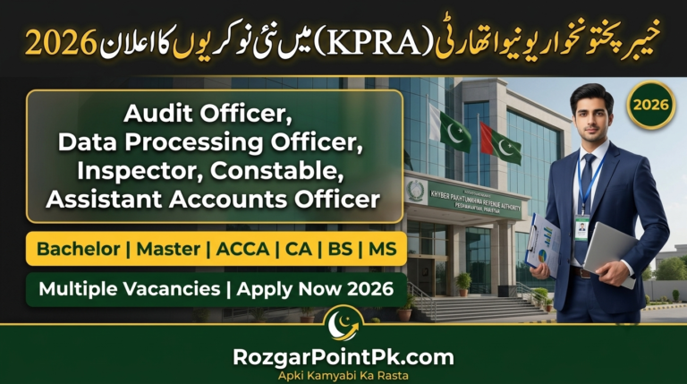 KPRA Jobs 2026 – Apply Online for Inspector, Audit Officer & Constable