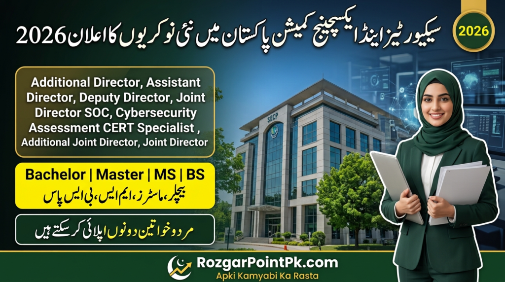 Securities and Exchange Commission of Pakistan SECP Jobs 2026