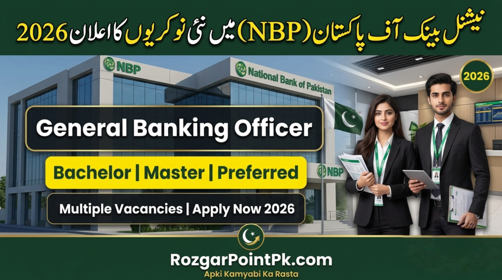 NBP General Banking Officer Jobs 2026 for Females – Apply Online