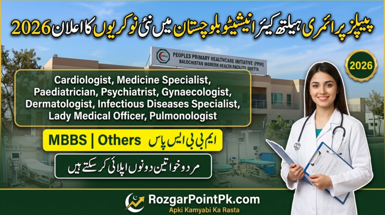 PPHI Balochistan Jobs 2026