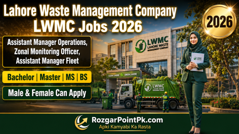 Lahore Waste Management Company LWMC Jobs 2026