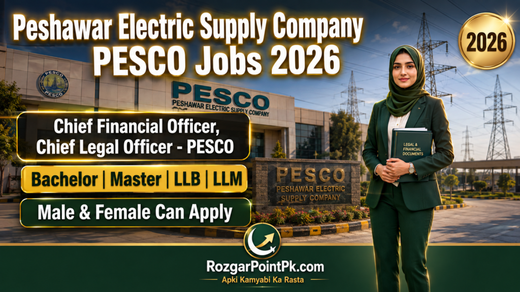 Peshawar Electric Supply Company PESCO Jobs 2026
