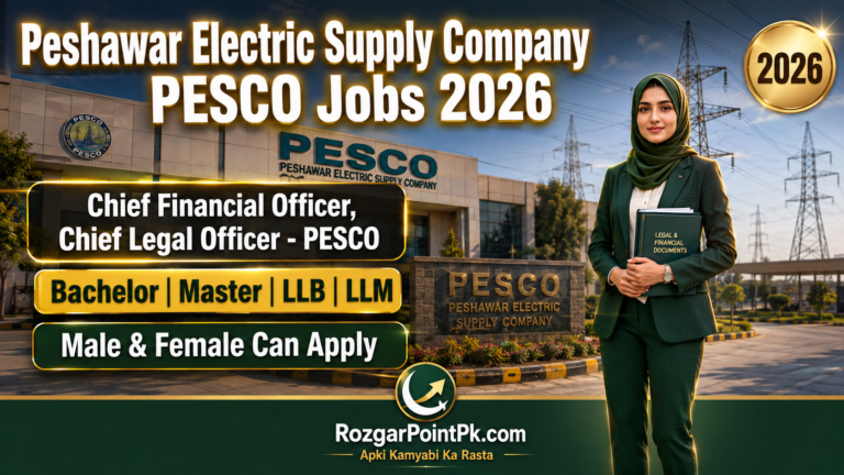 Peshawar Electric Supply Company PESCO Jobs 2026