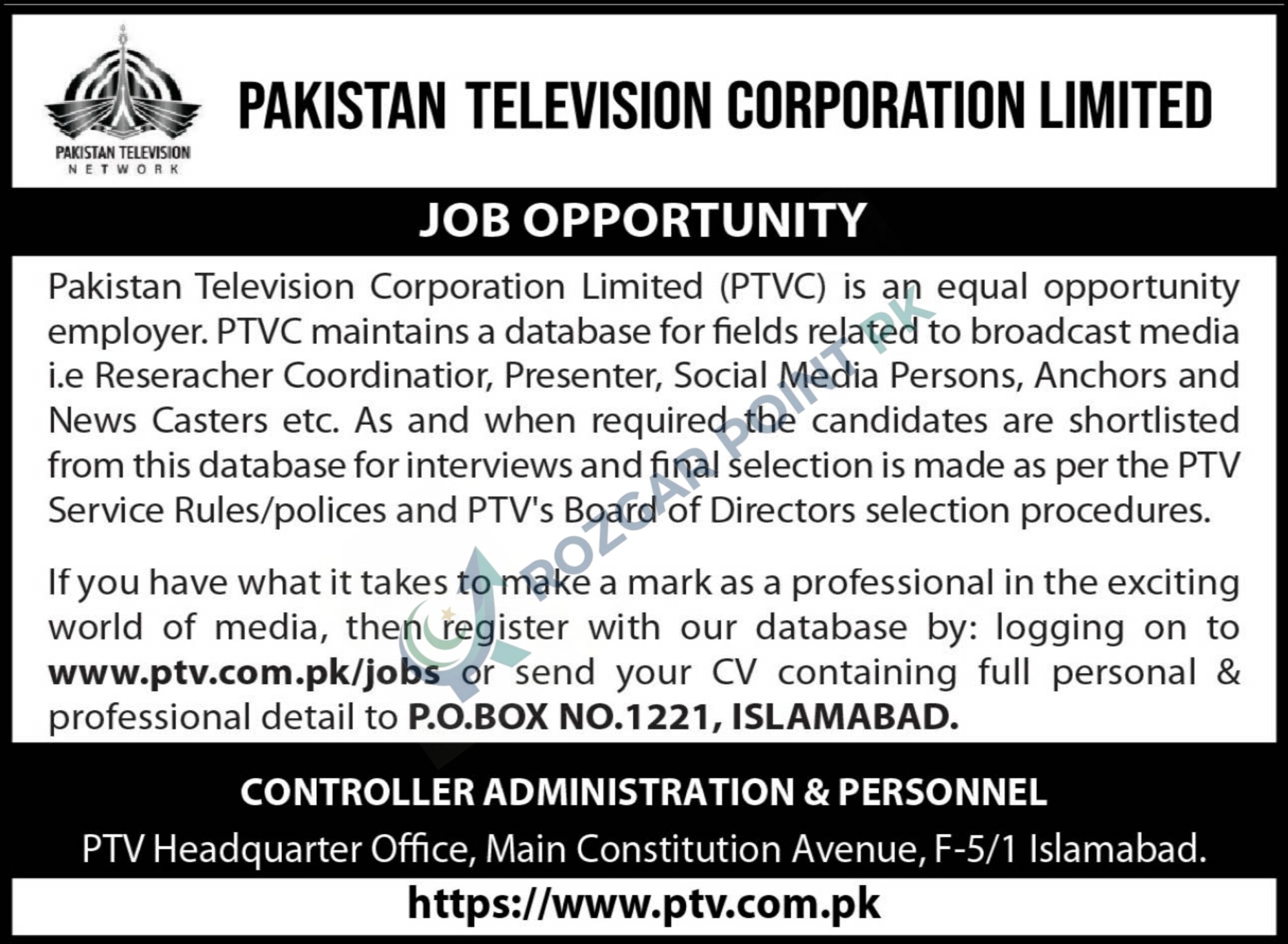 PTV Jobs 2026