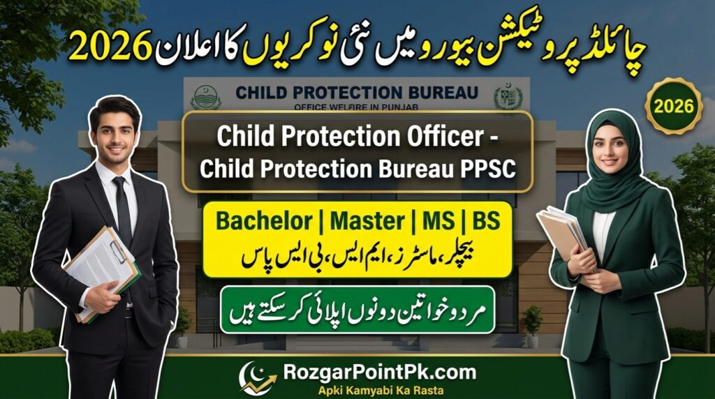PPSC Child Protection Officer jobs 2026
