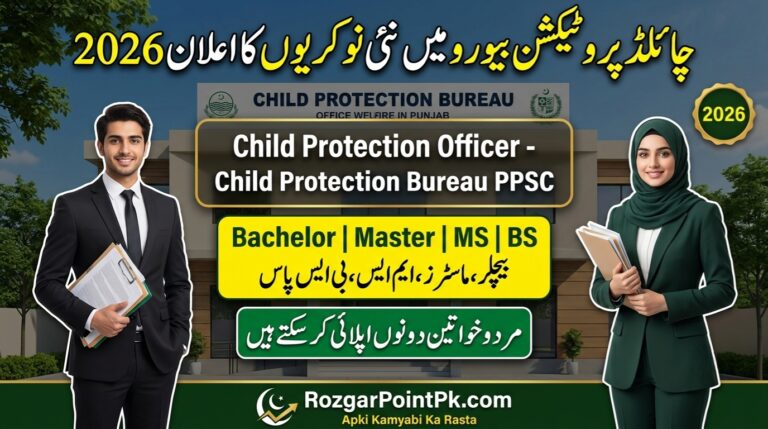 PPSC Child Protection Officer jobs 2026
