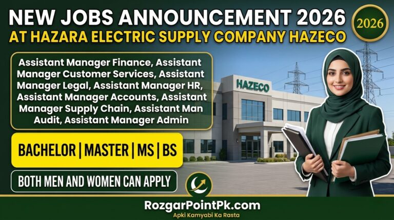 Hazara Electric Supply Company HAZECO Jobs 2026