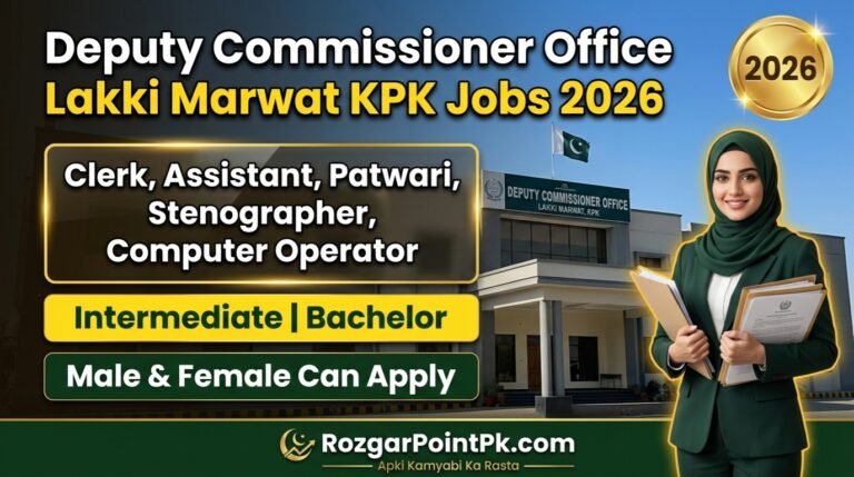 Deputy Commissioner Office Lakki Marwat Job 2026