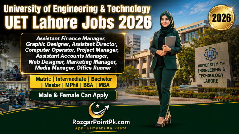 UET Lahore Jobs 2026