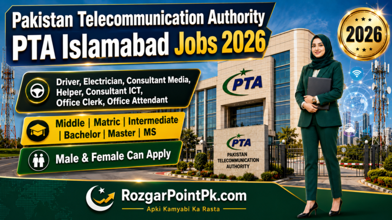 Pakistan Telecommunication Authority Jobs 2026