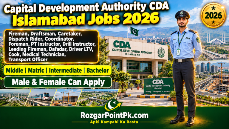 Capital Development Authority CDA Jobs 2026