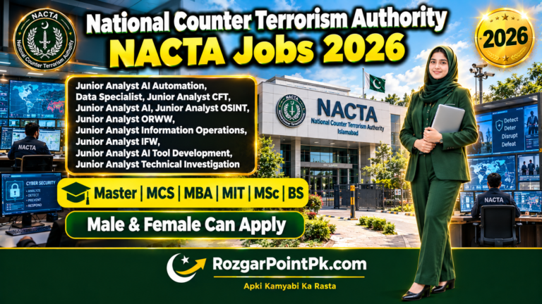 National Counter Terrorism Authority NACTA Jobs 2026