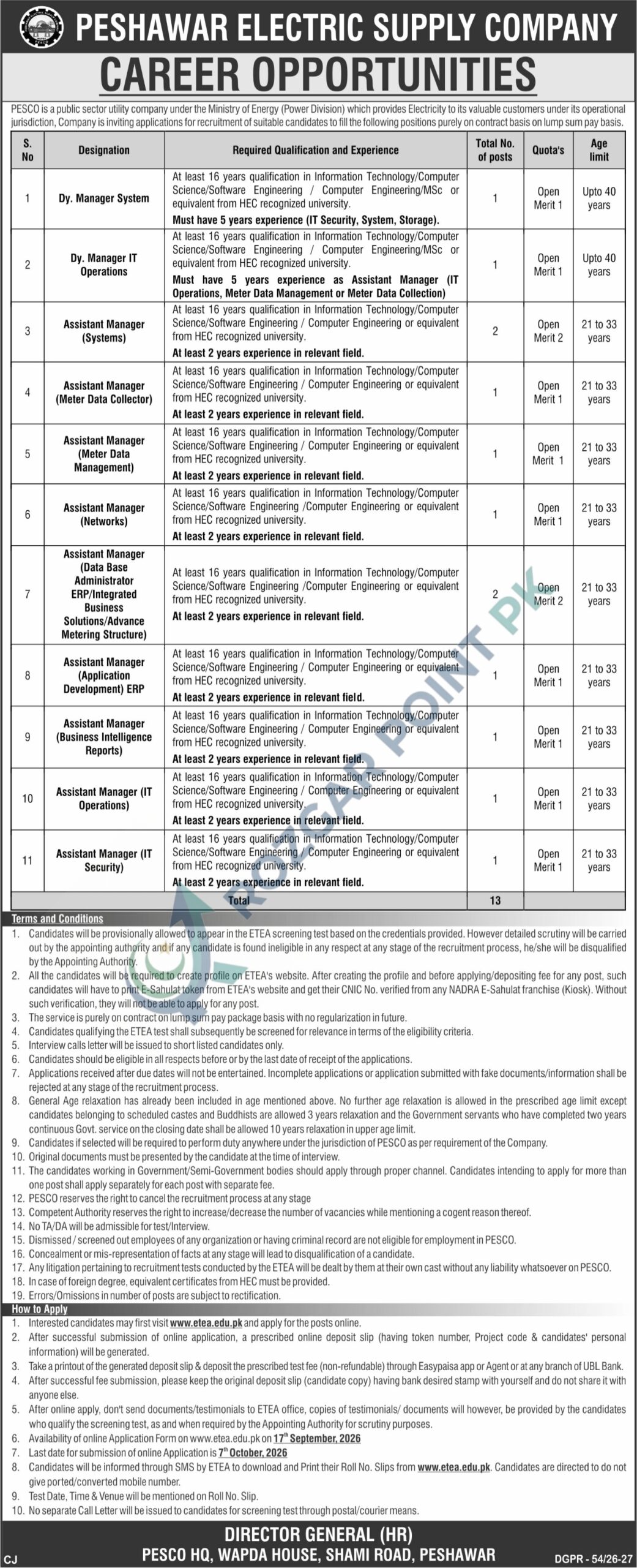 PESCO Jobs 2026