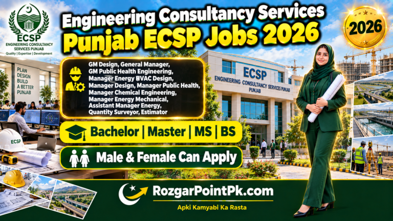 ECSP Jobs 2026: Engineering Consultancy Services Punjab Careers