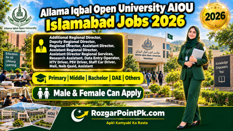 Allama Iqbal Open University Jobs 2026
