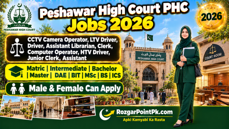 Peshawar High Court Jobs 2026